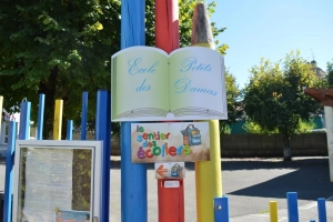 Panneau indiquant le sentier