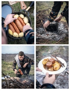 Saucisses et pommes de terre