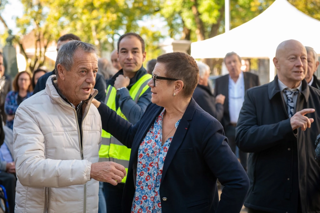 Présidente du Département du Doubs à l'inauguration