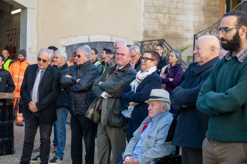Groupe d'élus à l'inauguration