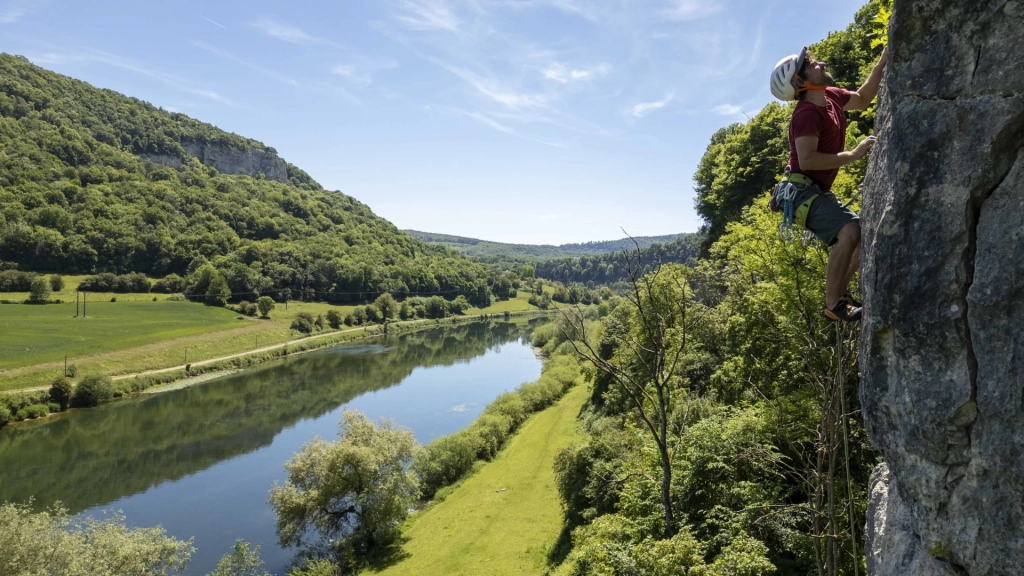 Escalade à Baume-les-Dames